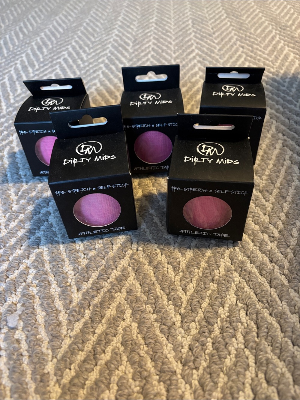 dirty mids pink baseball tape